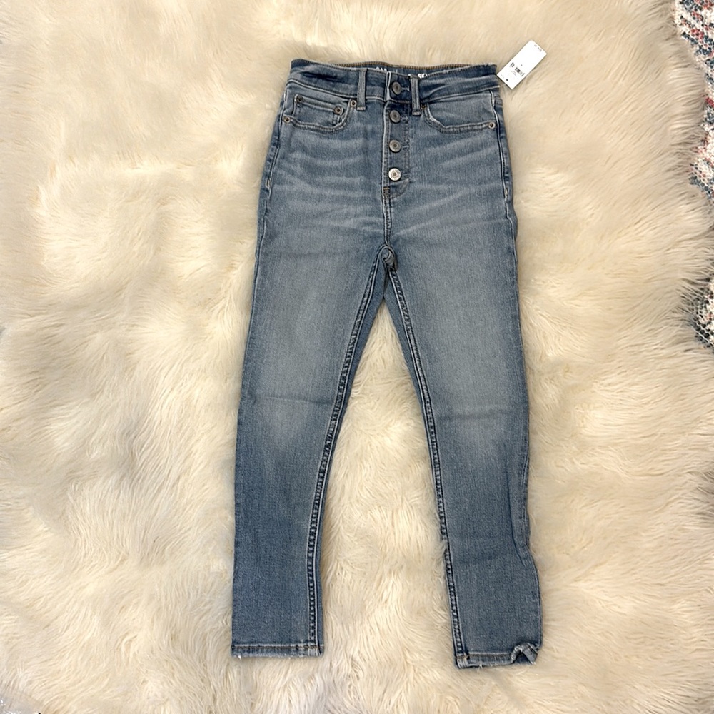Gap teen skinny high, skinny ankle jeans size 8